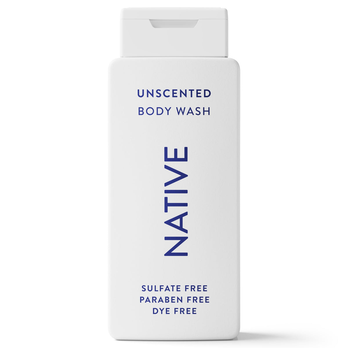 Native Clean Body Wash for Women & Men, Powder & Cotton Scent, 18 fl oz