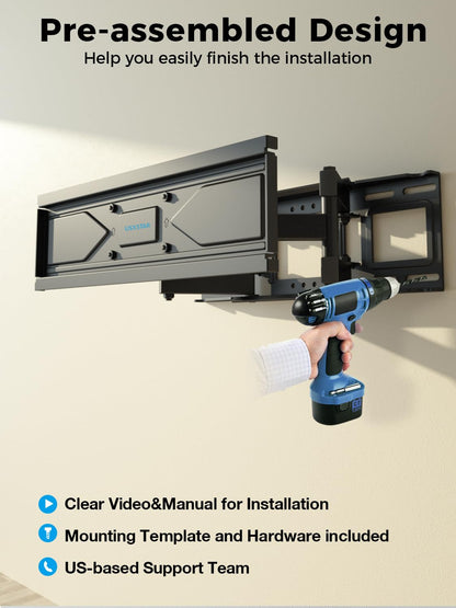 Fixed TV Wall Mount Bracket for 50 55 65 70 75 85 86 Inch TVs