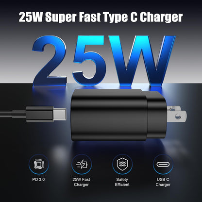 Type C Charger Fast Charging,4Pack 25W Super USB C Fast Charger Block