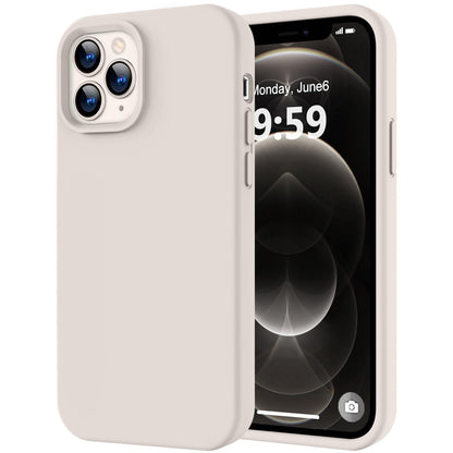 LOVE 3000 Designed for iPhone 16 Case, Premium Silicone with [Soft Anti-Scratch Microfiber Lining] Shockproof Protective Phone Case for Men Women Girls 6.1", Black