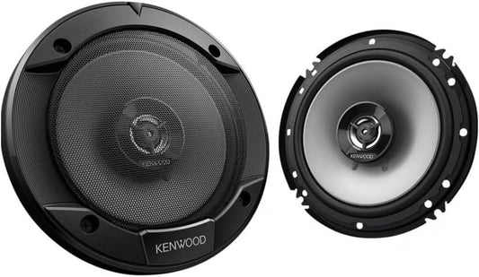 Kenwood KFC-1666S 300 Watts 6.5" 2-Way Car Coaxial Speakers with Sound Field Enhancer - Pair
