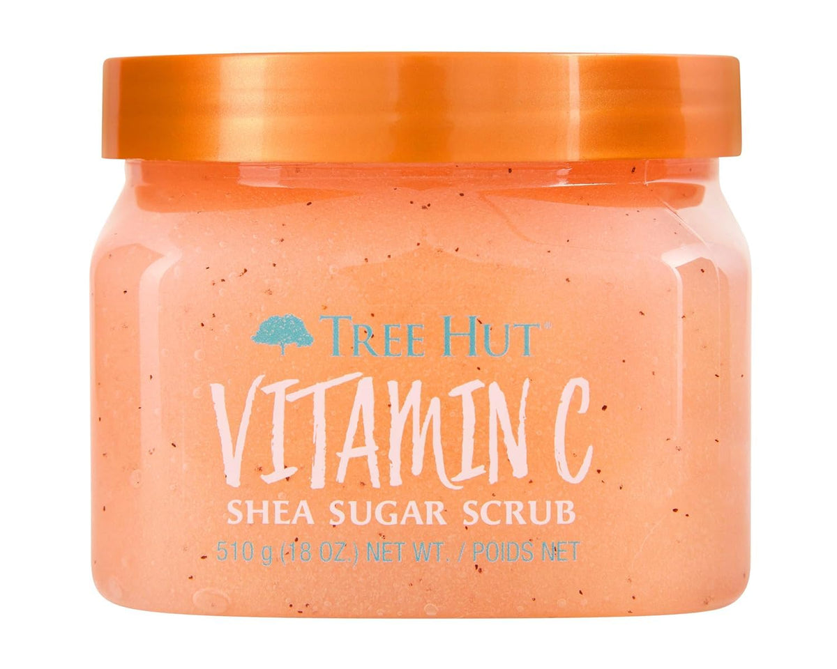 Tree Hut Vanilla Body Scrub, Exfoliating Sugar Scrub, Vegan, 18 Oz