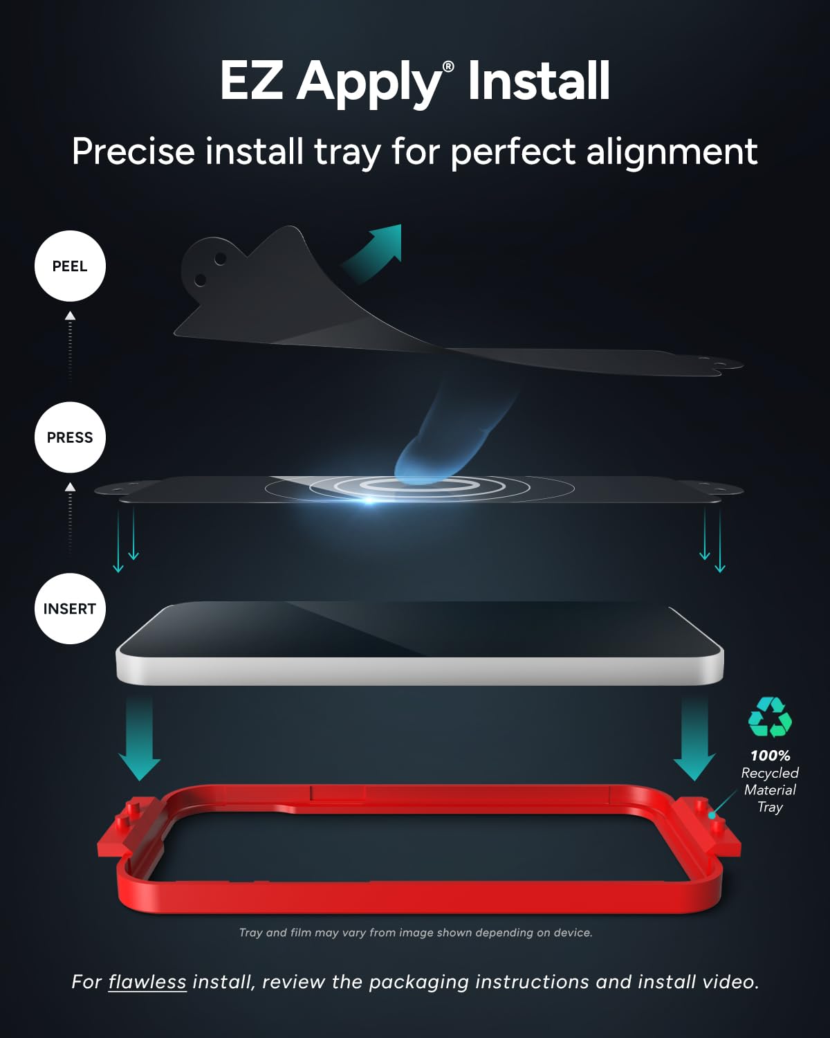ZAGG Glass+ Screen Protector for iPhone 17