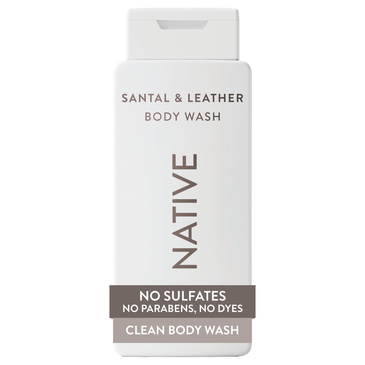 Native Clean Body Wash for Women & Men, Powder & Cotton Scent, 18 fl oz