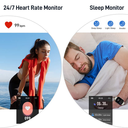 Motast Smart Watch, Fitness Tracker 1.69'' HD for Men Women,