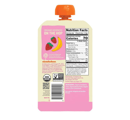 Pumpkin Tree Peter Rabbit Organics, Banana, Mango, and Kale, 4 Squeeze Pouch, Mango, Broccoli & Kale, 4.4 Ounce (Pack of 10)