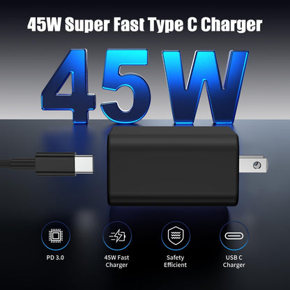 Type C Charger Fast Charging,4Pack 25W Super USB C Fast Charger Block
