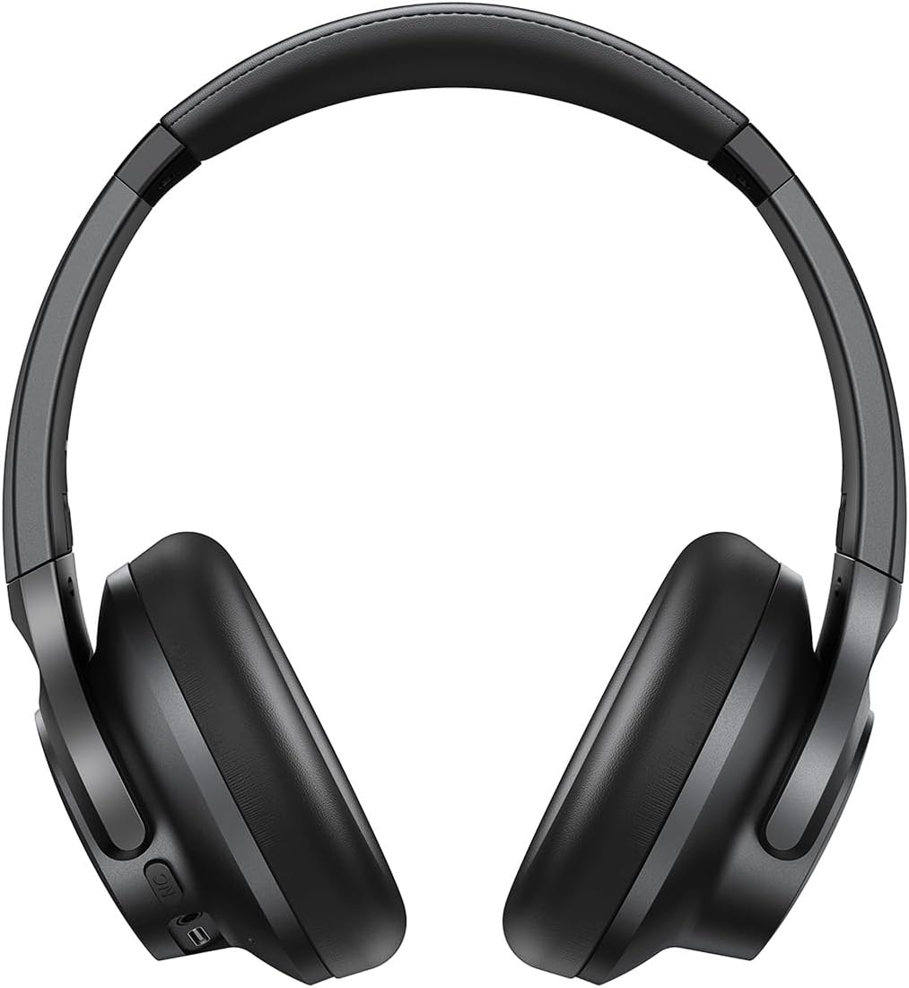 soundcore by Anker Q20i Hybrid Active Noise Cancelling Headphones, Black