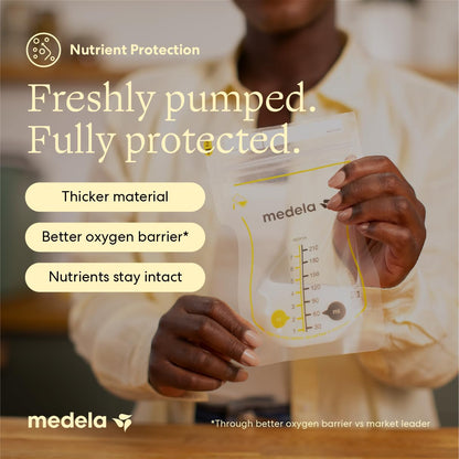 Medela Easy Pour Breast Milk Storage Bags, 200 Count, 7 oz/210 ml