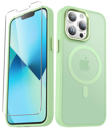 for iPhone 14 Plus Case, Matte Magnetic Phone Case, Lavender Purple