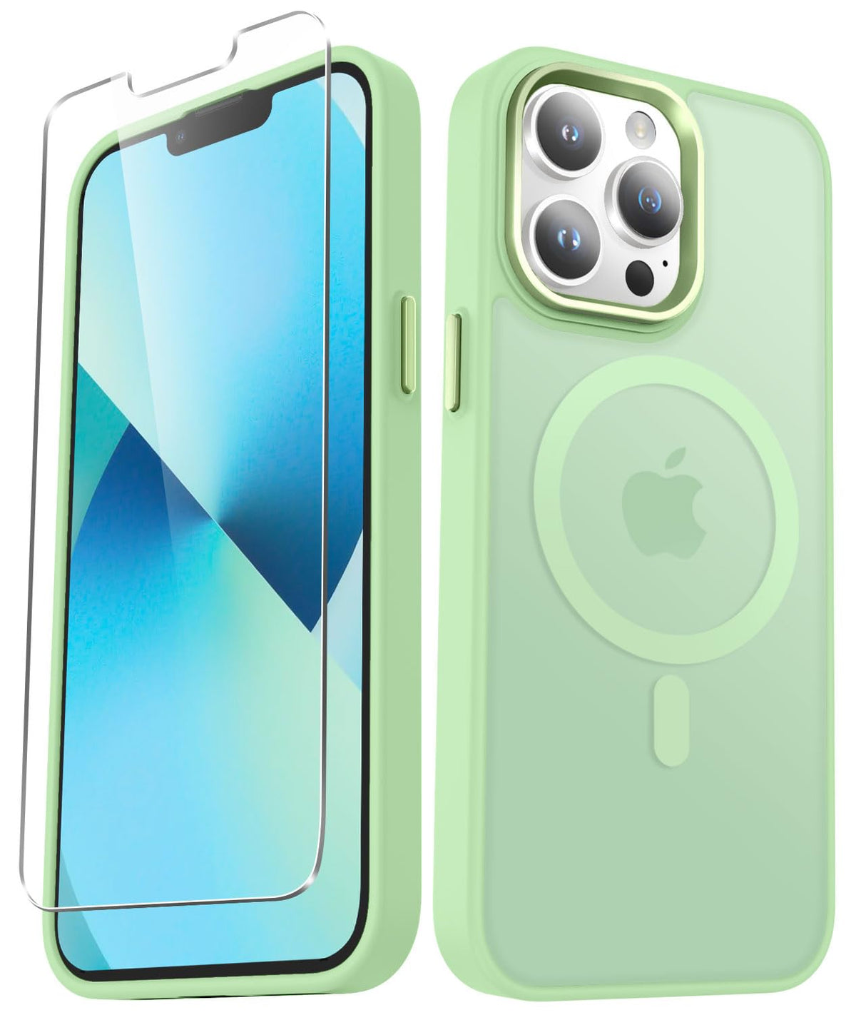 for iPhone 14 Plus Case, Matte Magnetic Phone Case, Lavender Purple