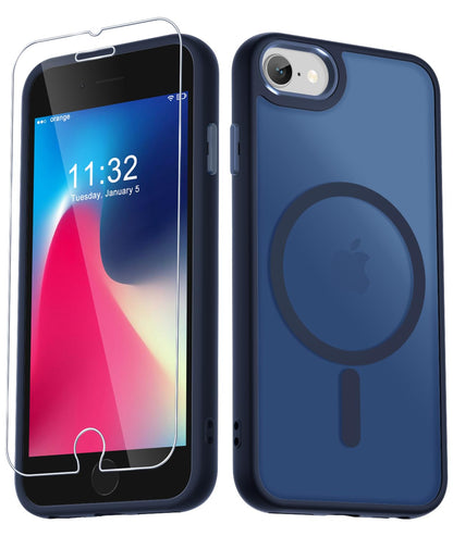 for iPhone 14 Plus Case, Matte Magnetic Phone Case, Lavender Purple
