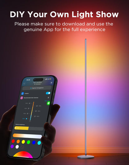 Govee RGBIC Floor Lamp Basic, 1000lm LED Corner Lamp