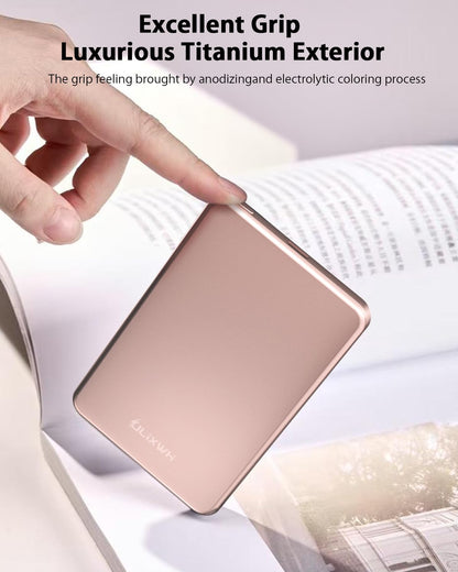 [0.3" Ultra Slim] [Alloy-Made] ULiXWH for Magsafe Portable Charger iPhone