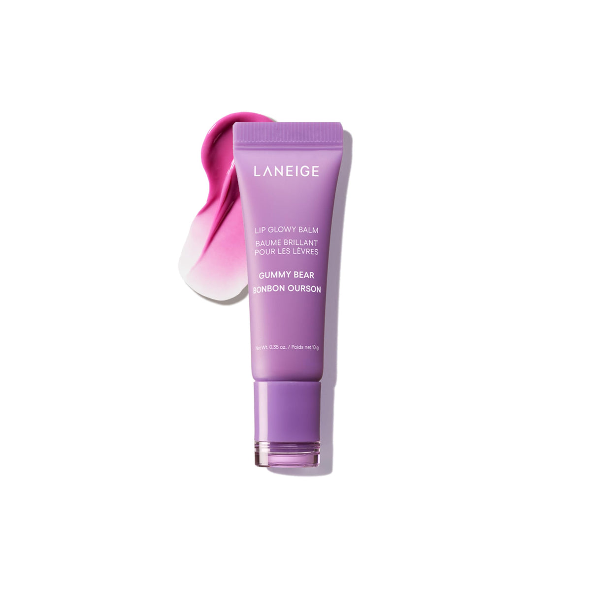 LANEIGE Lip Glowy Balm | Sheer Tinted Lip Treatment Balm Tube