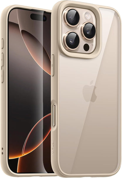 JETech Case for iPhone 16, Anti-Yellowing, Clear