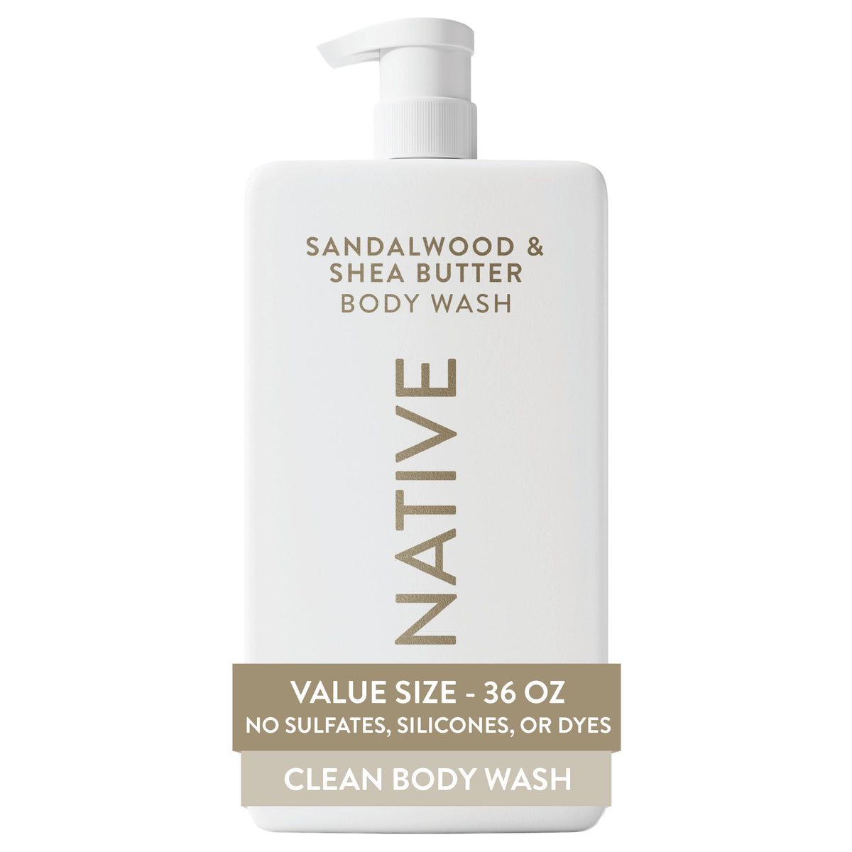 Native Body Wash 3 Pack - Natural Body Wash Women & Men - SLS & Paraben Free - Cucumber & Mint, Coconut & Vanilla, Lavender & Rose