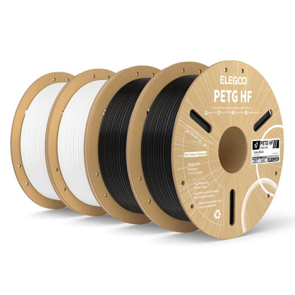 ELEGOO Rapid PETG 3D Printer Filament 1.75mm Black 1KG