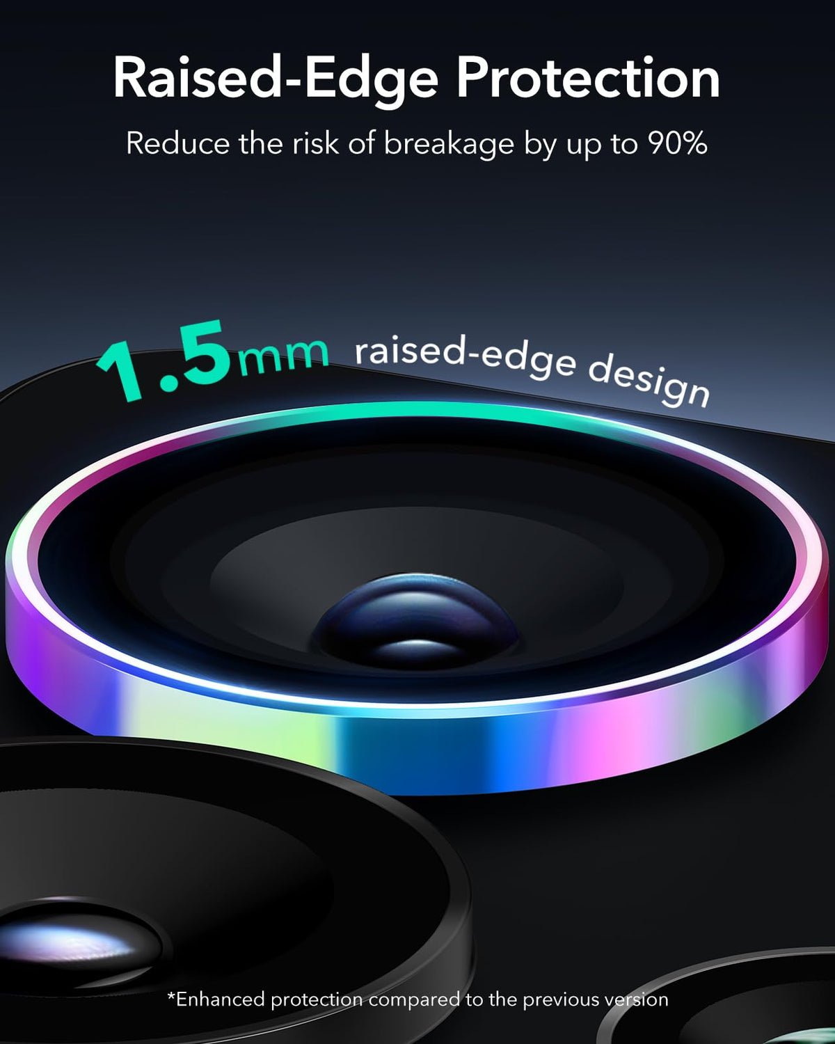 ESR for Samsung Galaxy S26 Ultra Camera Lens Protector, 1 Pack, Black