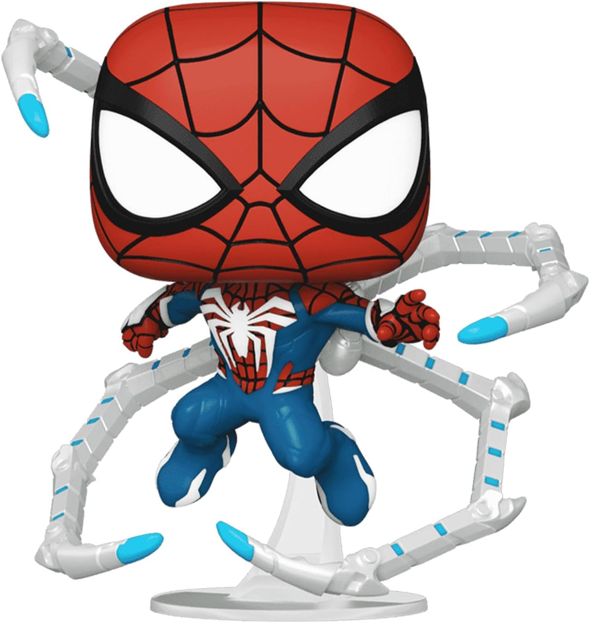 Tom Holland Peter Parker #971 Advanced Suit 2.0 Spider-Man Facsimile Signed Reprint Laser Autographed Funko POP! Marvel Figurine with Protector Case