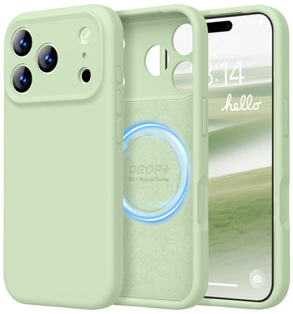 LOVE 3000 Designed for iPhone 16 Case, Premium Silicone with [Soft Anti-Scratch Microfiber Lining] Shockproof Protective Phone Case for Men Women Girls 6.1", Black