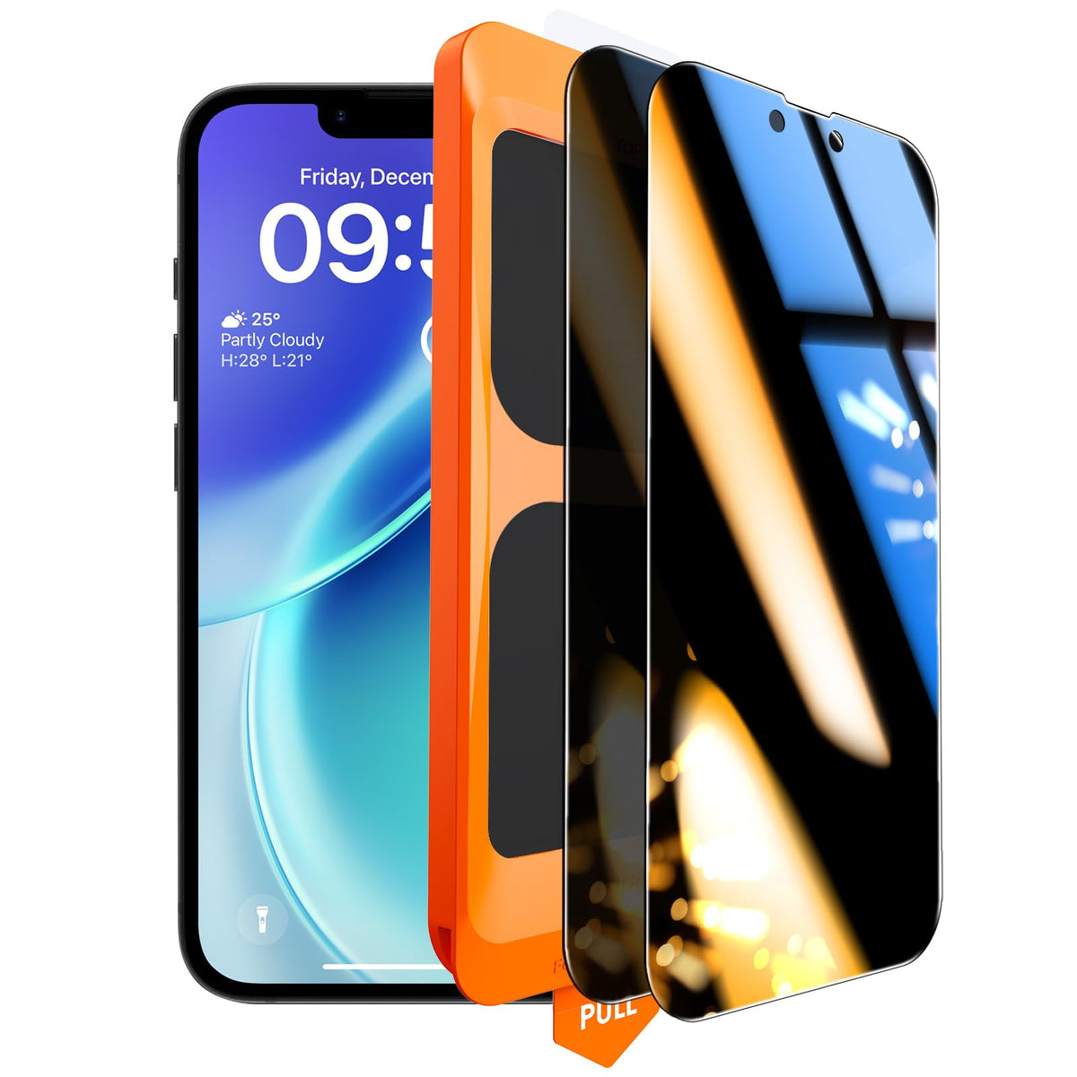 TOCOL for iPhone 17 Screen Protector, Easy Installation
