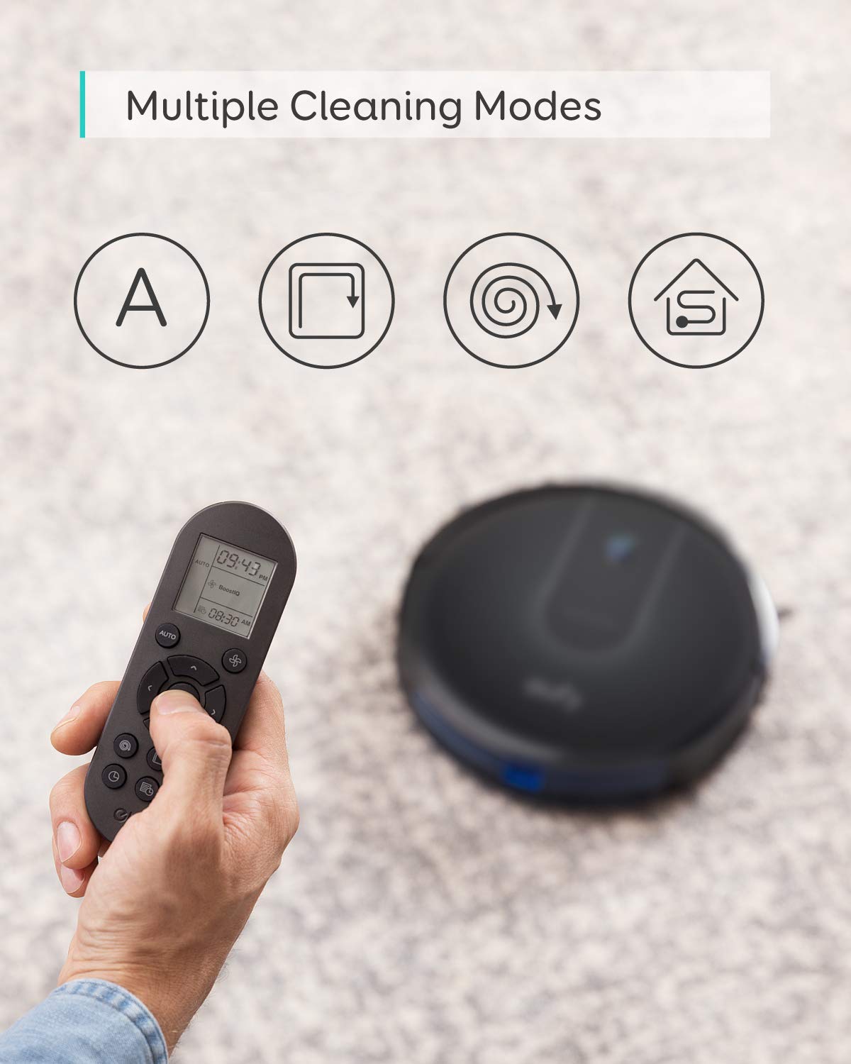 eufy E25 Robot Vacuum and Mop for Pet Hair, 20,000 Pa, HydroJet Roller Mop
