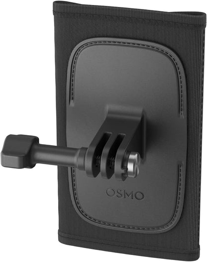 DJI Osmo Backpack Strap Mount, Compatibility: Osmo 360, Osmo Action 6, Osmo Action 5 Pro, Osmo Action 4, Osmo Action 3, DJI Action 2, Osmo Action, Osmo Pocket 3