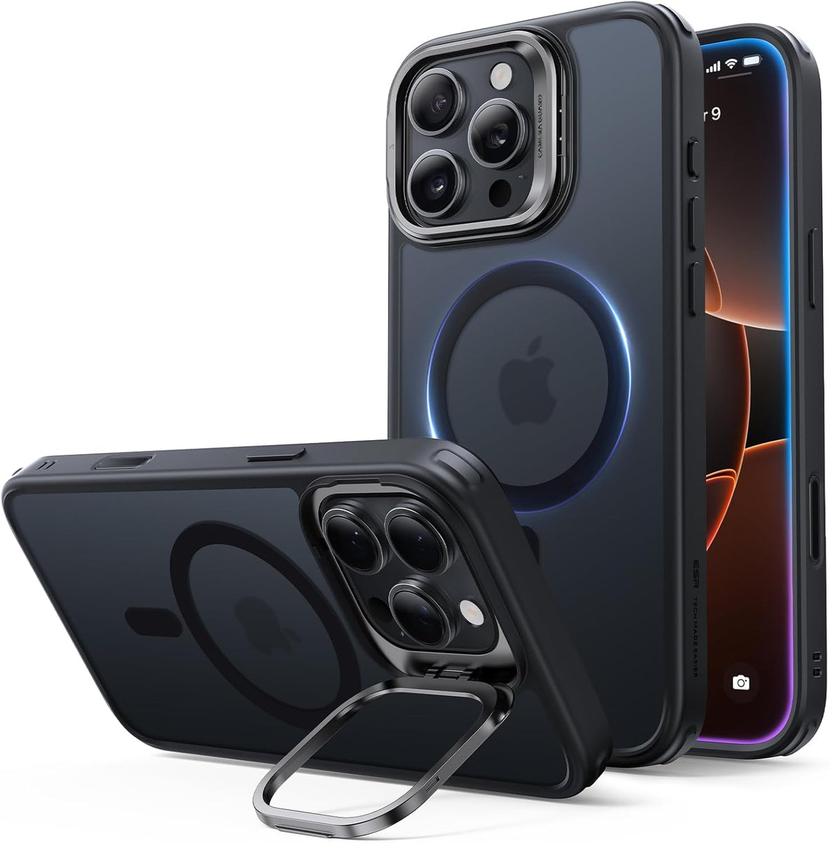 ESR Classic Hybrid for iPhone 18 Pro Max/17 Pro Max Case with Flex Stand