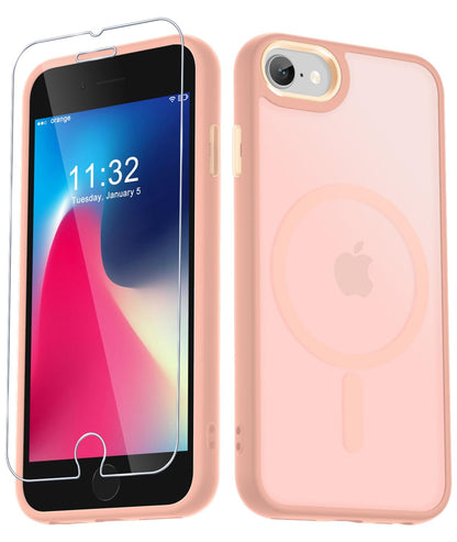 for iPhone 14 Plus Case, Matte Magnetic Phone Case, Lavender Purple