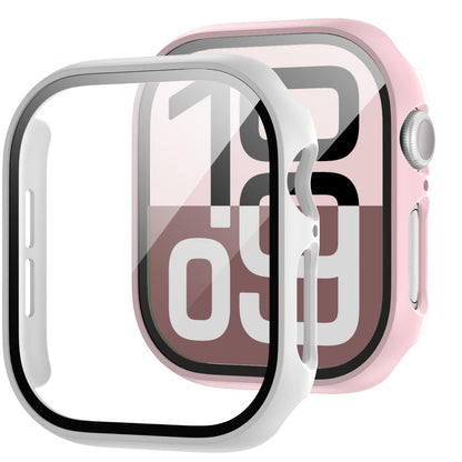 JZK Screen Protector Case for Apple Watch Series 11/10 42mm,Carbon Fibre