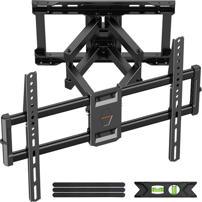55 65 75 85 inch Tilting TV Wall Mount for 32-90 '' TVs, Low Profile TV Mount Bracket, Safe Lock & Quick Release,Max VESA 600x400mm, 24 inch Studs,132 lbs, Fit Most 55+ 75+ 85+ 86 TVs