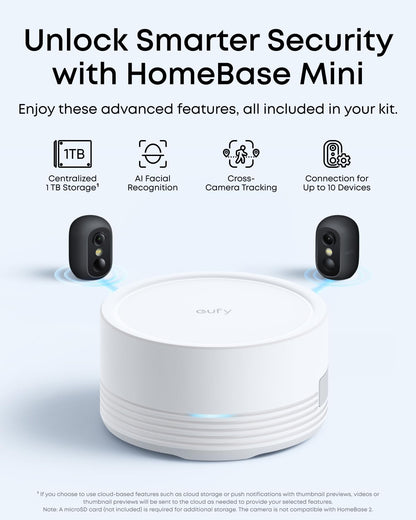 eufy Security Indoor/Outdoor Camera C35, Spotlight-Free Color Night Vision