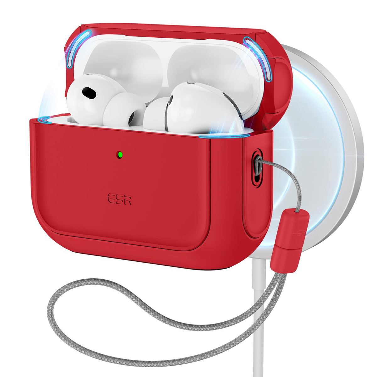 ESR for AirPods Pro 2 Case, Compatible with MagSafe, White