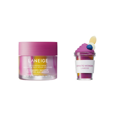 LANEIGE Lip Sleeping Mask: Nourish, Hydrate, Vitamin C, Murumuru & Shea Butter, Antioxidants, Flaky, Dry Lips