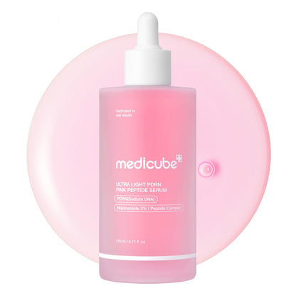 medicube PDRN Pink Peptide Serum with Salmon DNA, Firmer, Even-Looking Skin