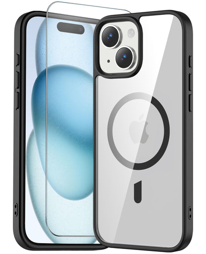 Temdan for iPhone AIR Case with Screen Protector Beige