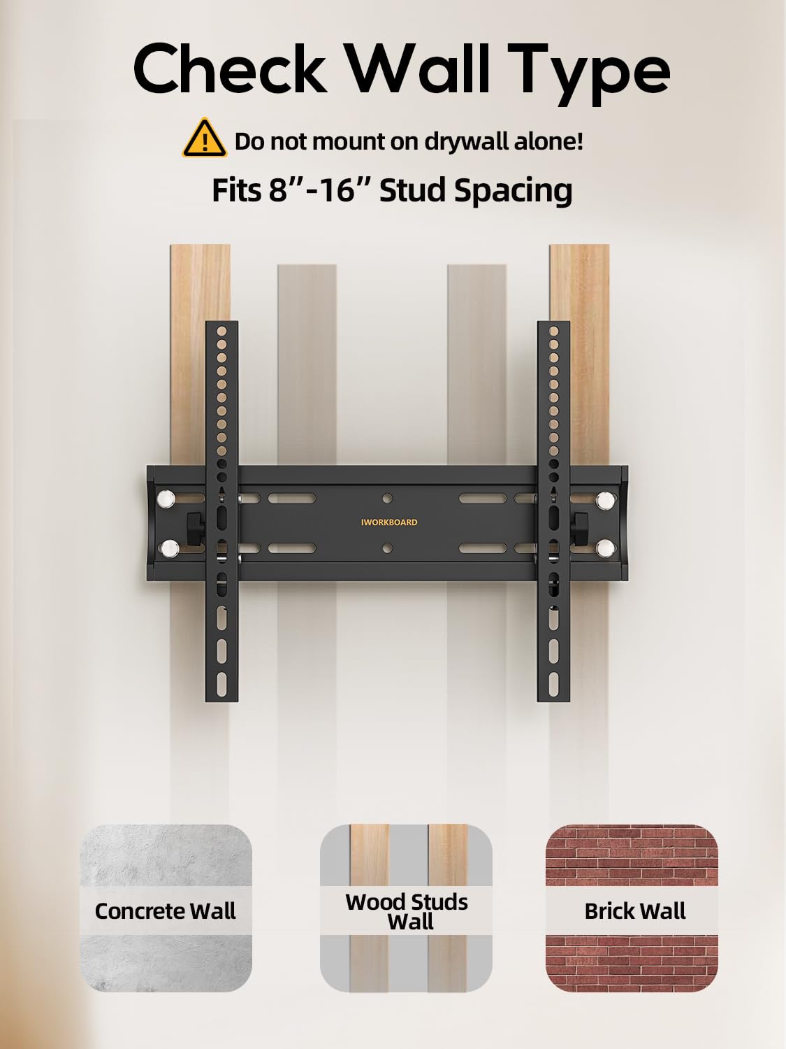 55 65 75 85 inch Tilting TV Wall Mount for 32-90 '' TVs, Low Profile TV Mount Bracket, Safe Lock & Quick Release,Max VESA 600x400mm, 24 inch Studs,132 lbs, Fit Most 55+ 75+ 85+ 86 TVs
