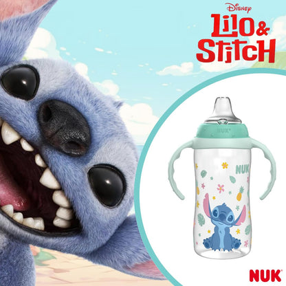 NUK Learner Cup, Ms. Rachel, 10 oz, 8+ Months, 2 pack – Soft Spout, Easy-Grip Handles, BPA Free, Spill Proof Transition Sippy Cup