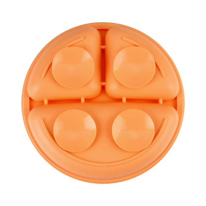 PandaEar 3 Pack Toddler Plates, Silicone Divided Suction Plate for Babies, BPA-Free 100% Food-Grade Silicone Unbreakable Baby Plate (Pink/Purple/Blue, Without Lids)