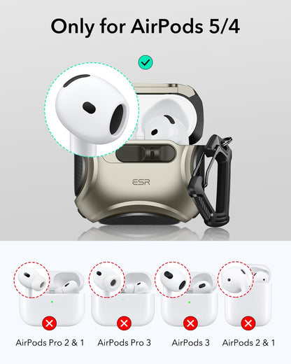 ESR for AirPods Pro 2 Case, Compatible with MagSafe, Cyber Series, Black