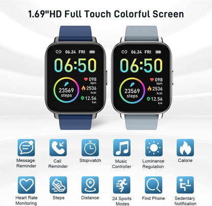 Motast Smart Watch, Fitness Tracker 1.69'' HD for Men Women,