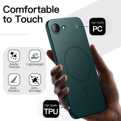 JETech Magnetic Slim Case for iPhone 18 Pro, Dark Cherry