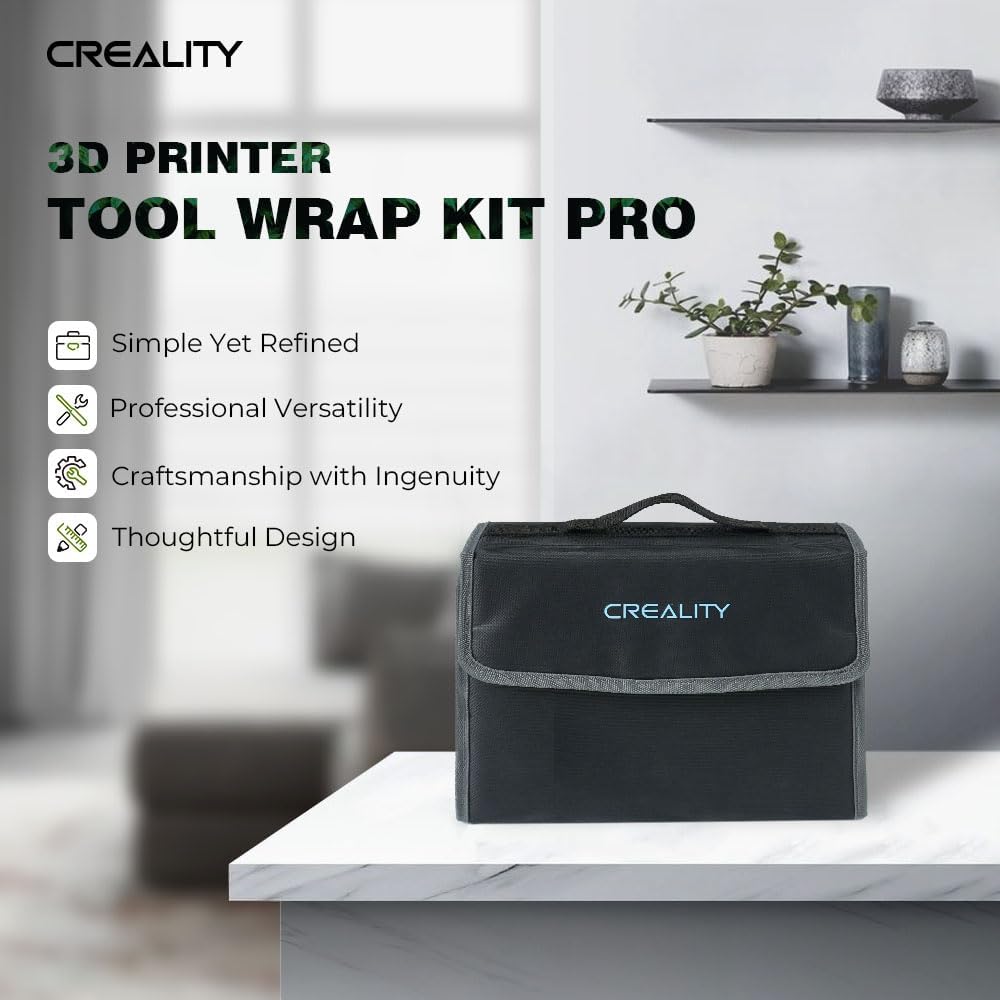 Creality 3D Printer Tool Wrap Kit Bundle with Rainbow PLA+ Filament