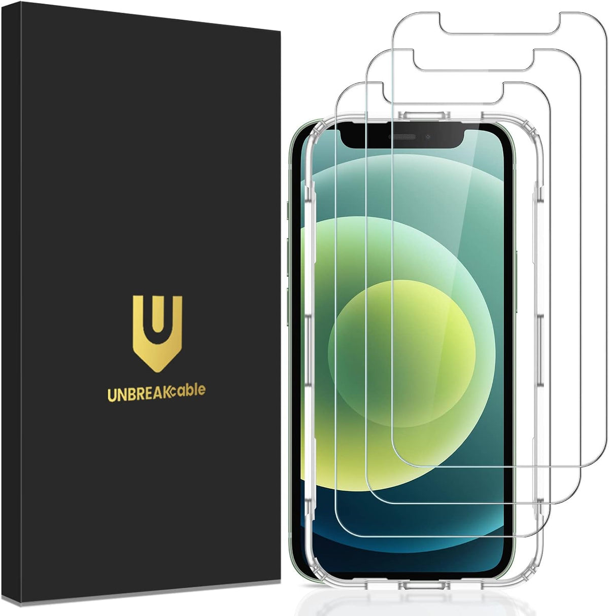UNBREAKcable 3-Pack Screen Protector for iPhone SE 2022/SE 2020, iPhone 8/7