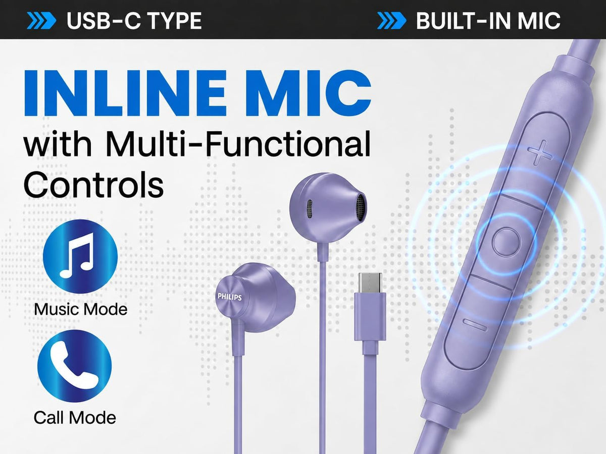 PHILIPS SHE3590BL/28 in-Ear Headphones, Blue