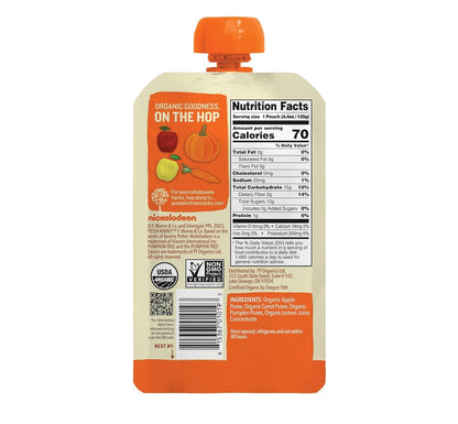 Pumpkin Tree Peter Rabbit Organics, Banana, Mango, and Kale, 4 Squeeze Pouch, Mango, Broccoli & Kale, 4.4 Ounce (Pack of 10)