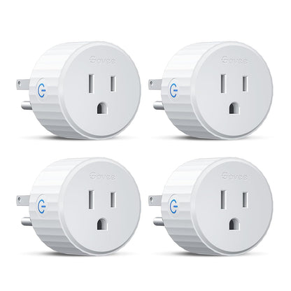Govee Smart Plug, WiFi Outlet Compatible with Alexa & Google Assts, 4 pcs