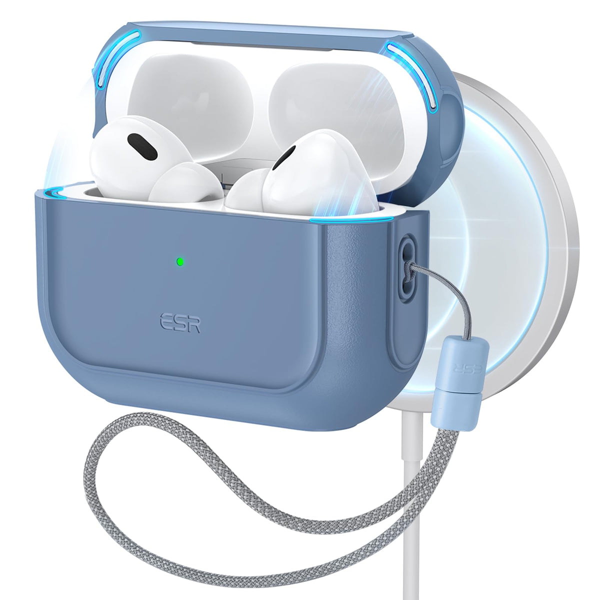 ESR for AirPods Pro 2 Case, Compatible with MagSafe, White