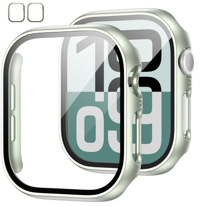 JZK Screen Protector Case for Apple Watch Series 11/10 42mm,Carbon Fibre